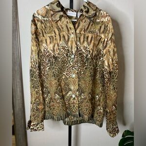 Alfred Dunner Animal Print Blouse